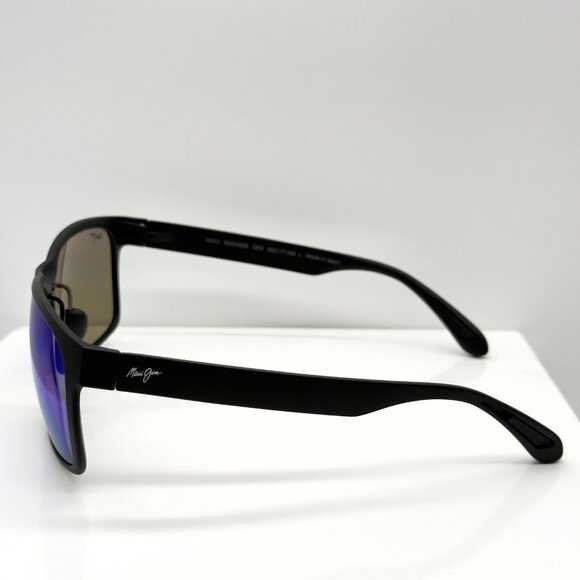 Maui Jim B432-2M Red Sands Matte Black Frame Blue Hawaii Polorized Lenses - Picture 3 of 9